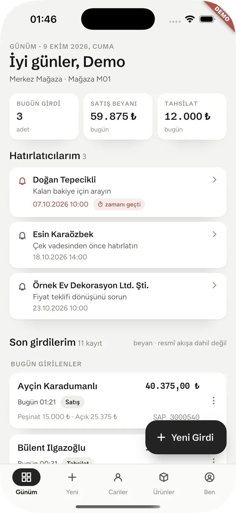 Kırmızıtaşlar app screen